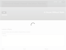 Tablet Screenshot of diamondheadhawaiivacationrentals.com